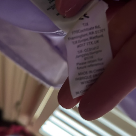 Girls Purple Velour Princess dress size small (7-8) NWOT. - Picture 8 of 11